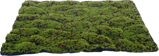 Kunst mos mat groen-bruin Medium 70X50 cm kerst