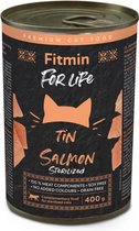Fitmin For Life blikvoer voor gecastreerde katten zalm 6 x 400 g