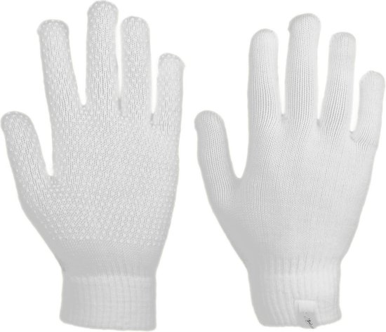 Foto: Mondoni magic gloves maat 1 wit lycra paardrijhandschoenen