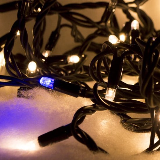 Rallonge blanche éclairage Noël 5 m avec connecteurs - caoutchouc - LumenXL