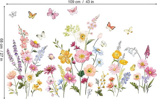Stickers muraux Fleurs sauvages