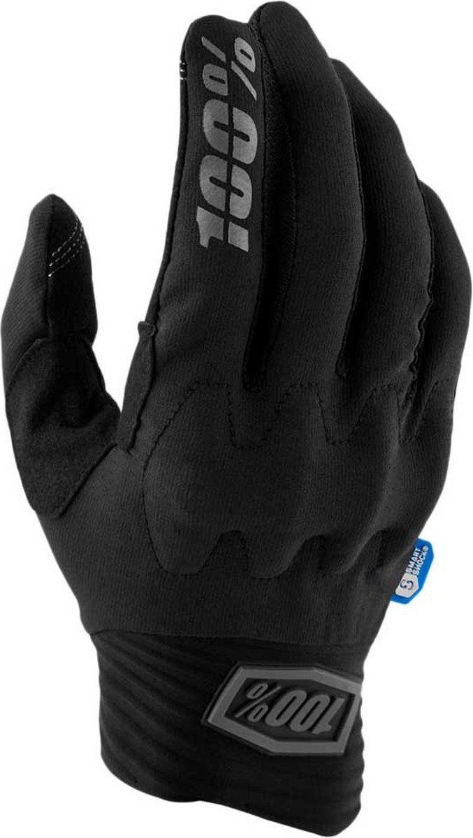 100percent Cognito Smart Shock Handschoenen Zwart XL Man