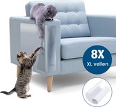 Anti krab katten vel - 8 XXL vellen - Bankbeschermer kat - Meubelbescherming katten | 43 x 30,5 cm