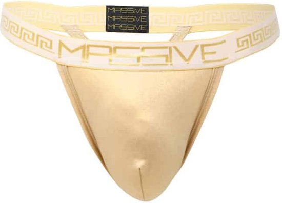 Andrew Christian MASSIVE Nude Y-Back Thong - MAAT S - Heren Ondergoed - String voor Man - Mannen String