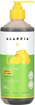 Alaffia, Bébés et Kids, Shampooing et nettoyant pour le corps, Noix de coco et camomille 473 ml