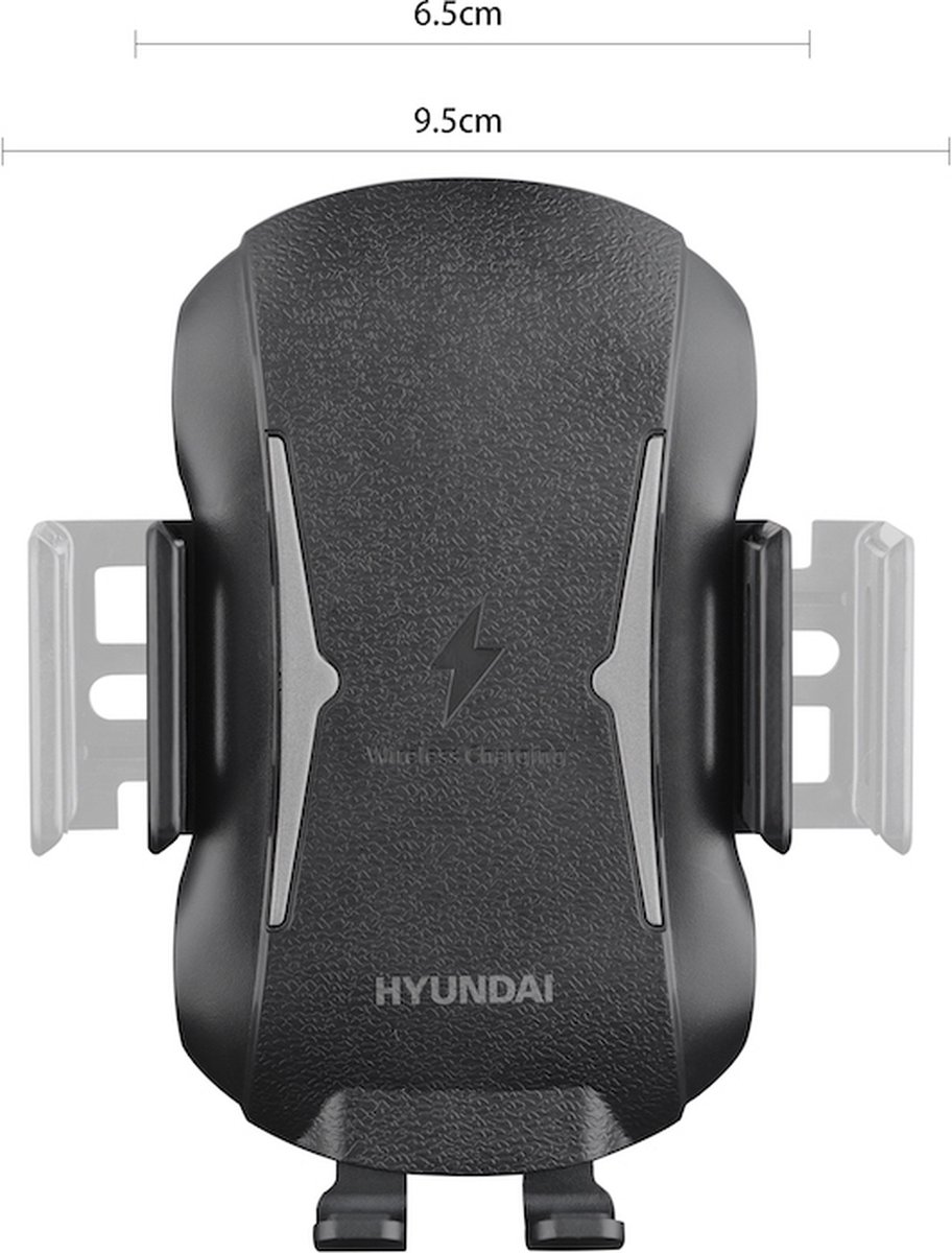 Hyundai Electronics - Support Téléphone Voiture + Chargeur Sans