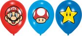 Amscan - Super Mario - Ballonnen (6 stuks, 27,5 cm)