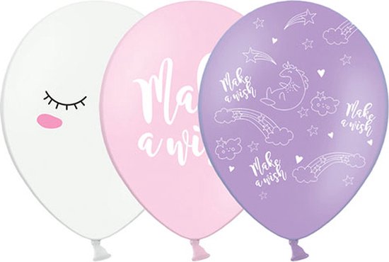 Ballons Licorne 30cm 50 pièces