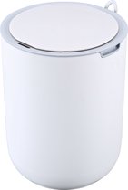 FlinQ Lilton 8L - Prullenbak - Afvalemmer - Badkamer Prullenbak - Prullenbak met sensor - Wit