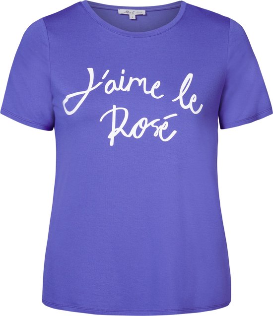 Miss Etam dames T-shirt print wit - Plus