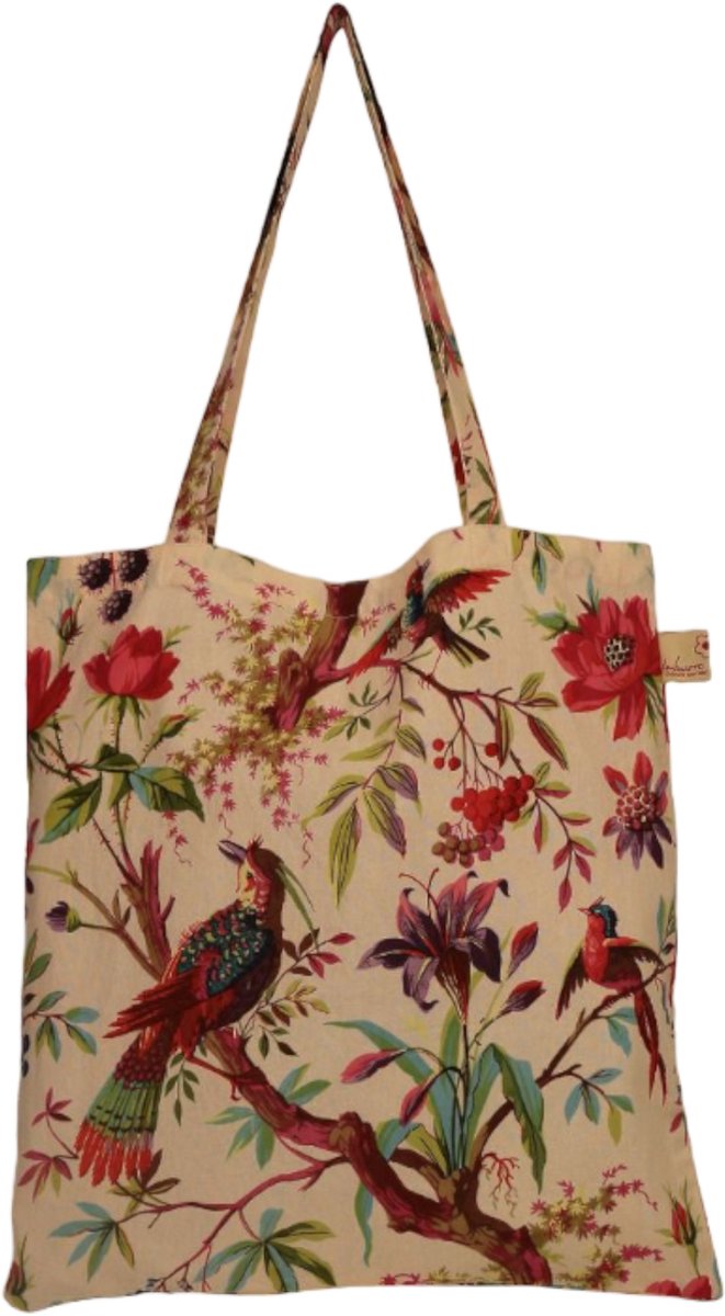 Imbarro Easybag - Vouwtasje - Paradise Roze - Shopper - Katoen