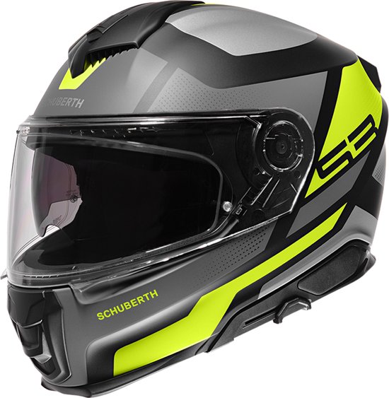Schuberth S3 Daytona Black Yellow XL - Maat XL - Helm