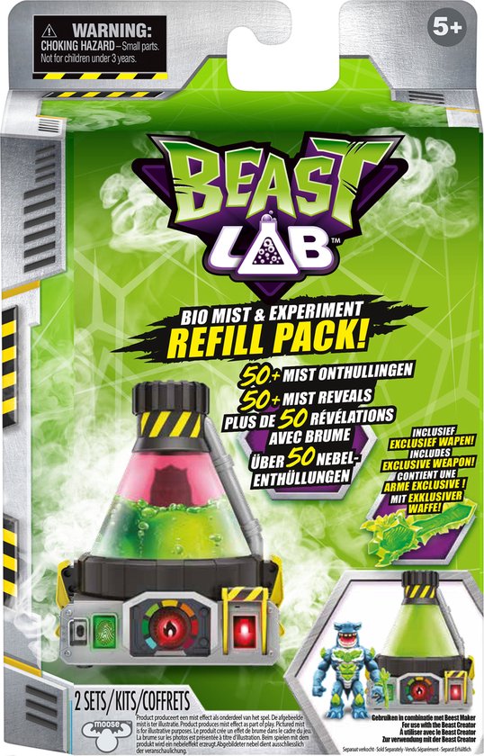 Beast Lab - Bio Mist & 2 Experimenten Refill Pack