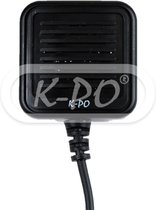K-PO® Mini speaker clip on - Draagbaar - Externe Luidspreker - 3.5 mm Jack for CB radio - Uniden Scanner - Metaaldetectors - Walkie Talkie - Riemclip