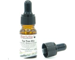 Tea Tree Olie 10ml Pipetfles - Pure EtherischeTheeboomolie - Australische Melaleuca Alternifolia