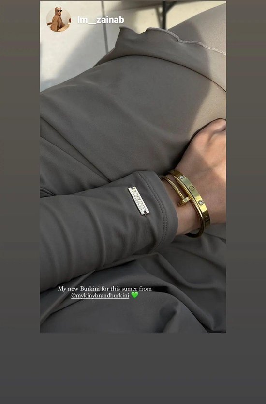 Foto: Burkini saffier petrol blue s van mykiny brand boerkini islamitisch badpak zwempak bestaand uit zwemtuniek zwem legging en zwem hoofddoek islamitische zwempak hijab maillot de bain maat s