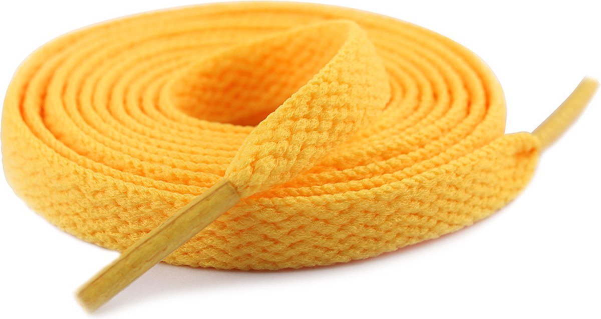Lacets jaunes 75cm Lacets sport Lacets plats Dentelle bol