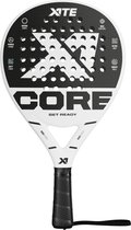 X1TE Padel Racket Core Wit - Lichtgewicht Padelracket - Ronde vorm - Sweetspot - Geschikt voor Alle Niveaus