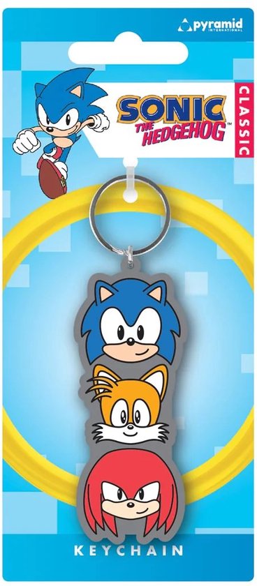 Sonic The Hedgehog Trio - Sleutelhanger - Sonic, Miles & Knuckles