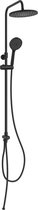 kielle Oudee - Doucheset met omstelling, 228 mm, 3jet, mat zwart 20602034