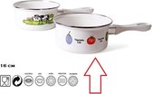 Steelpan - Ø16 cm - geglazuurd - alle warmtebronnen - model Vegetable