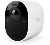 Arlo Ultra 2 draadloze WiFi-beveiligingscamera voor buiten, 4K UHD, 180˚ kleurennachtzicht, sirene & spotlight, bewegingsdetectie, 2-weg-audio, 6 mnd batterij, excl. Smart Hub, incl. proefp. Arlo Secure, 1 IP-Camera, wit