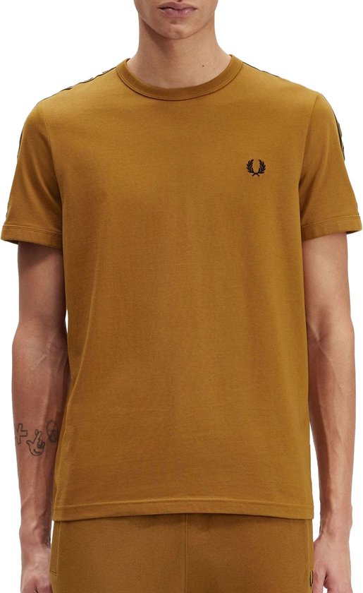 Fred Perry Contrast Tape Ringer T-shirt Mannen - Maat M