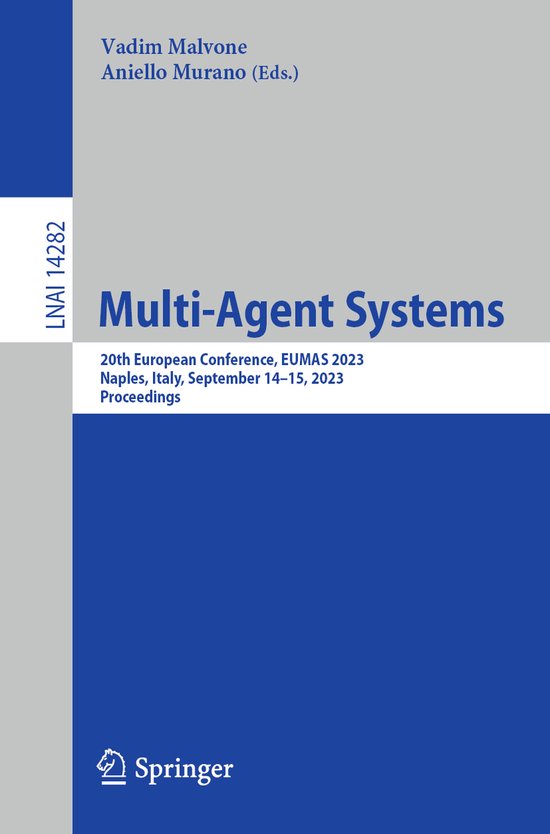 Lecture Notes in Computer Science14282- Multi-Agent Systems - cover