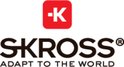 SKROSS logo met rode vierkant met witte -K en tekst SKROSS ADAPT TO THE WORLD