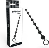Addicted Toys - Anale Kralen - 29cm - Zwart - 8 Balletjes