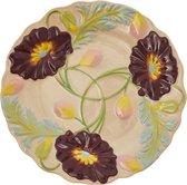 Rice dk - assiette à gâteau - beige - fleurs - céramique - ⌀ 15cm - vaisselle colorée