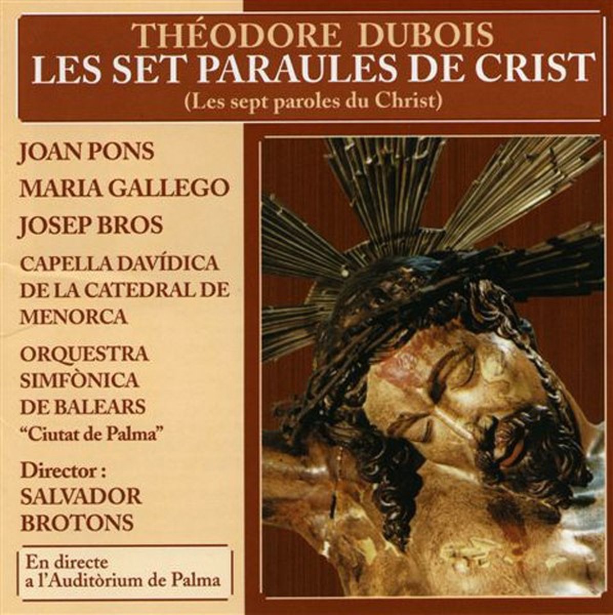 Joan Pons - Les Set Paraules De Christ (CD)