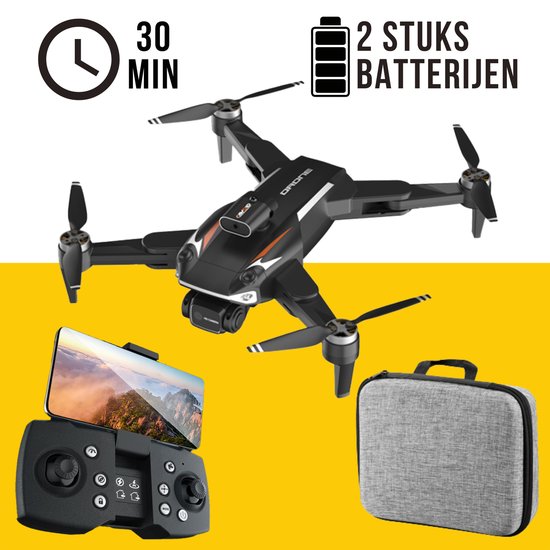 Killerbee GX1 Raptor - GPS Drone met camera en obstakel ontwijking - Voor kinderen en volwassenen - Inclusief 2 batterijen - 36 minuten vliegtijd - brushless motoren