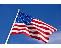 CHPN - Vlag - Amerikaanse vlag - Stars&Stripes - Vlag - USA vlag - 90/150CM - American flag - One size - 4th of July