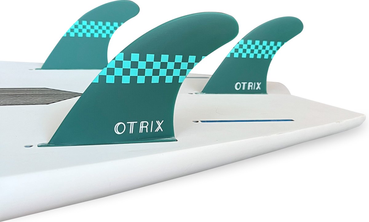 Otrix Fiberglass Thruster Surfboard Vinnen/Fins - FCSII Fin Systeem – Maat S