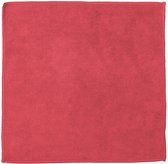 DDDDD - 6x Microvezeldoek - Billie - 30x30 cm - Rood - Set van 6 stuks