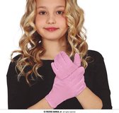 Fiestas Guirca - Roze handschoenen - kinderen - 17 cm