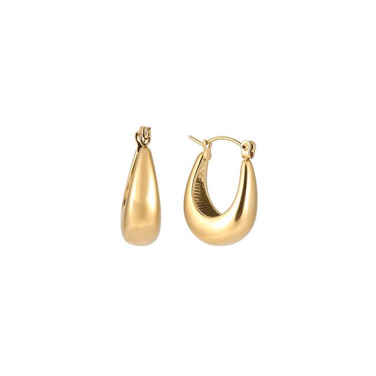 Boucles d'oreilles d'oreilles Bijoutheek Tas d'or allongé