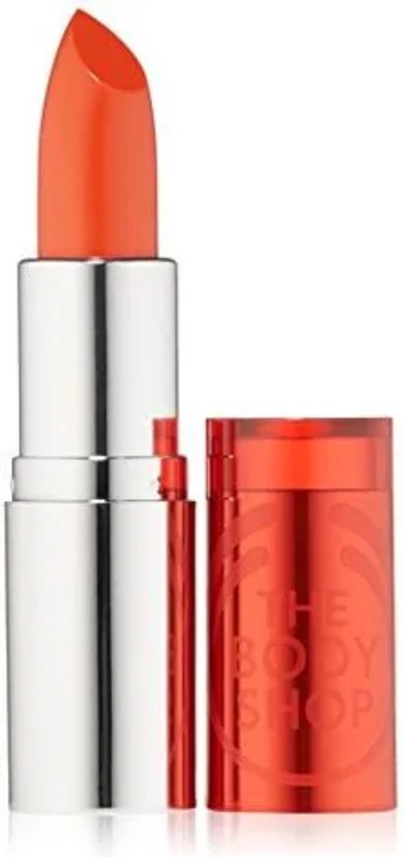 The Body Shop Colour Crush Lipsticks 105 Lip Colour Shade: Coral Cutie 3.5g