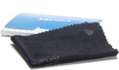 Microfiber schoonmaakdoekje 15*18cm. Reinigingsdoeken Wasbaar Zwart - Voor bijvoorbeeld bril, zonnebril, telefoon en computerscherm