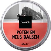 Animigo Neus & Potenbalsem voor honden en katten - Bij droge neus en gebarsten poten - Pootverzorging en neusverzorging voor huisdieren - Neus en Hondenpoten bescherming tegen alle soorten omstandigheden - Paw balm met natuurlijke ingrediënten