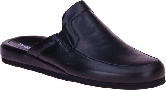 Rohde -Heren - zwart - pantoffels & slippers - echt leder - maat 46