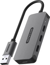 Sitecom - USB-A to 4x USB-C Hub- Zet één USB-A poort van je notebook om in 4 supersnelle USB-C poorten