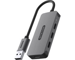 Sitecom – USB-A to 4x USB-C Hub- Zet één USB-A poort van je notebook om in 4 supersnelle USB-C poorten