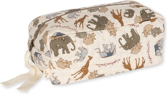 PETITE TROUSSE DE TOILETTE MATELASSÉE - ELEPHANTASTIC –