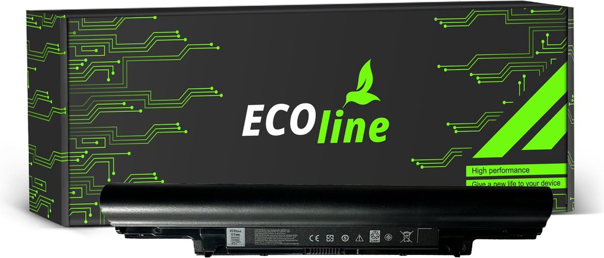 EcoLine - H4PJP YFDF9 JR6XC Batterij Geschikt voor de Dell Latitude 3340 3350 P47G / 11.1V 4400mAh.