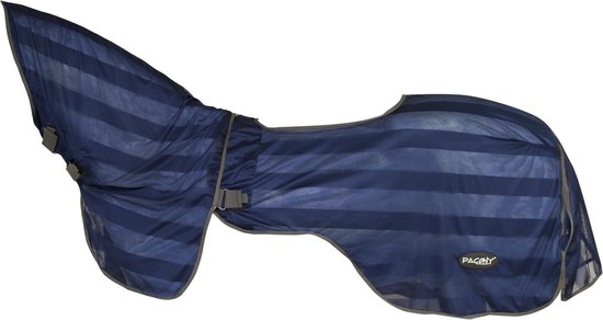Pagony Flyrider Vliegendeken - Paardendeken - Maat: Pony - Donkerblauw - Polyamide Pagony Flyrider Vliegendeken - Paardendeken - Maat: Pony - Donkerblauw - Polyamide