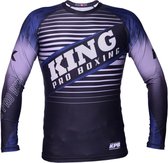 King StormKing 3 Rashguard – Zwart met blauw - XL