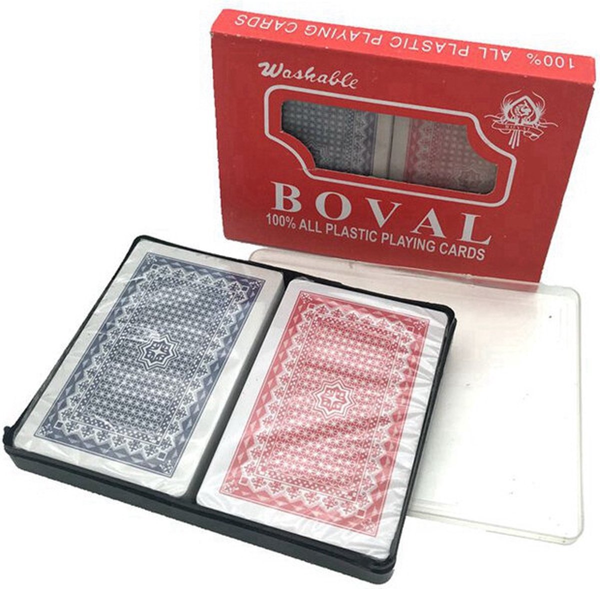 Pegasi Pokerkaarten 100% Plastic | Red kopen? Slechts € 4,95