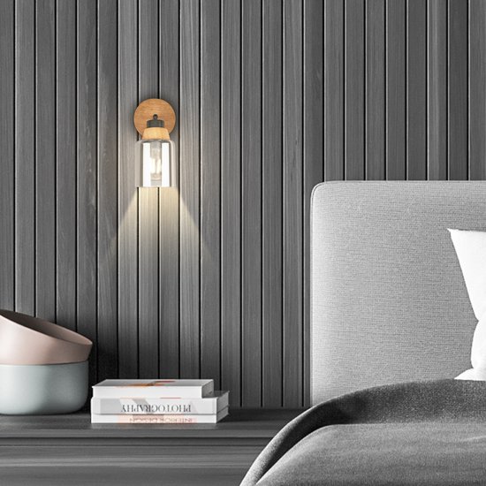 Kligthten Wandlamp voor binnen, GU10, wandlamp, draaibaar, met knop, moderne plafondspot, aluminium, voor slaapkamer, woonkamer, keuken, lamp niet inbegrepen, 2 stuks, wit